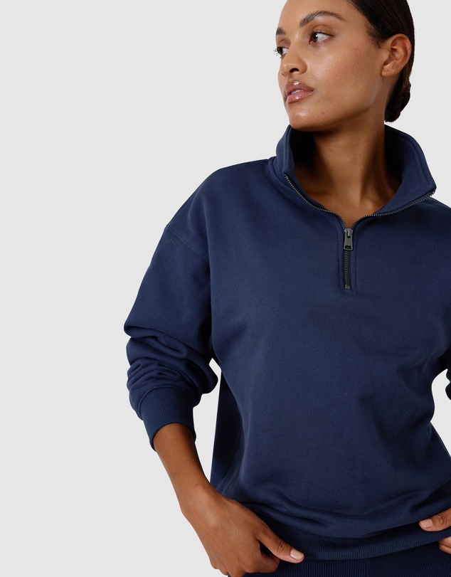 ORTC - Women's Quarter Zip Navy