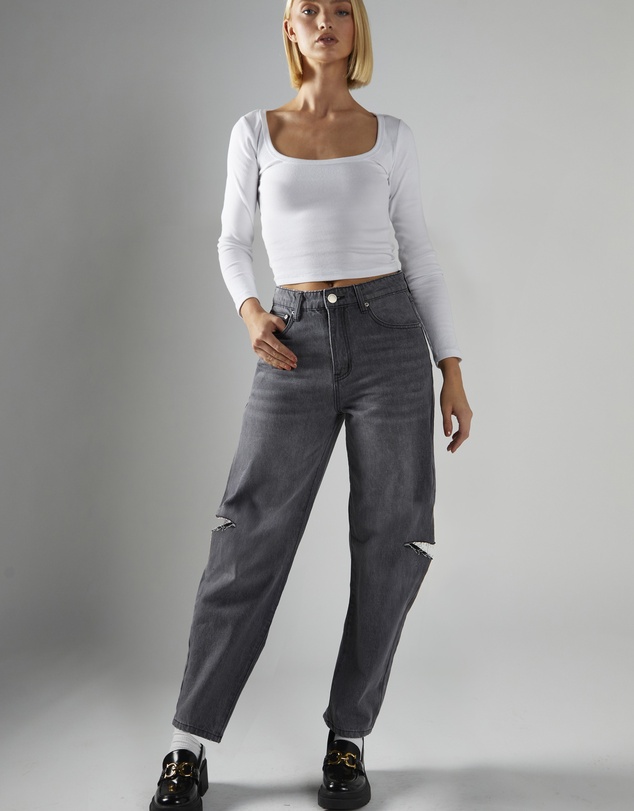 Glamorous - Cutout ripped jeans