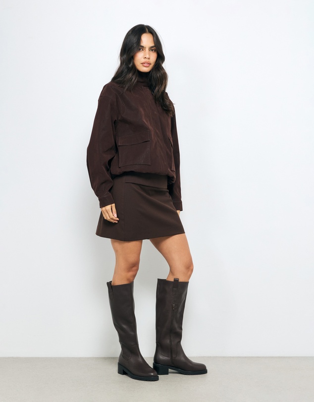 AERE - Leather Knee Boots