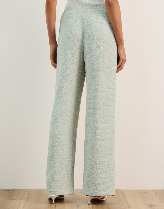 Atmos&Here - Alba Textured Wide Leg Pants