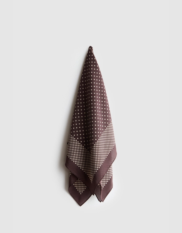 Evity - Silk Scarf Polka Dot Print