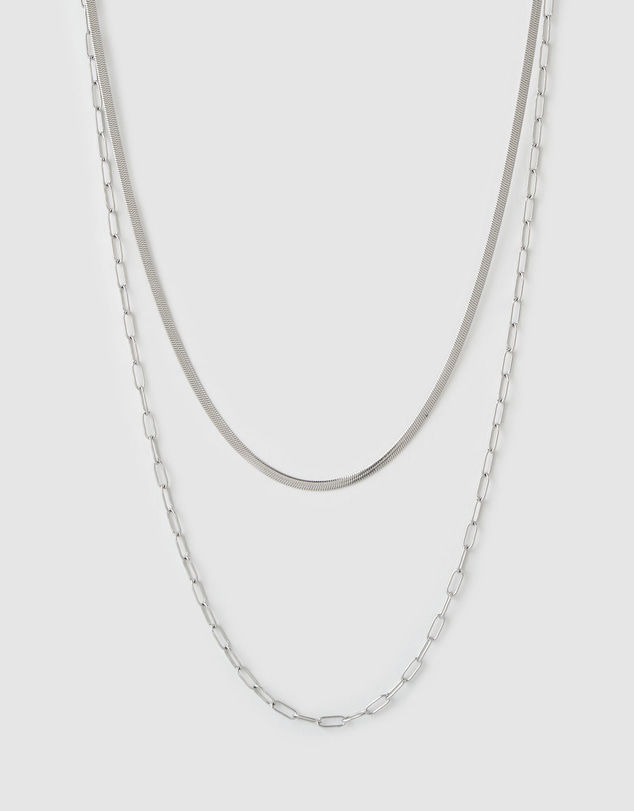 Arms Of Eve - Louie Silver Necklace