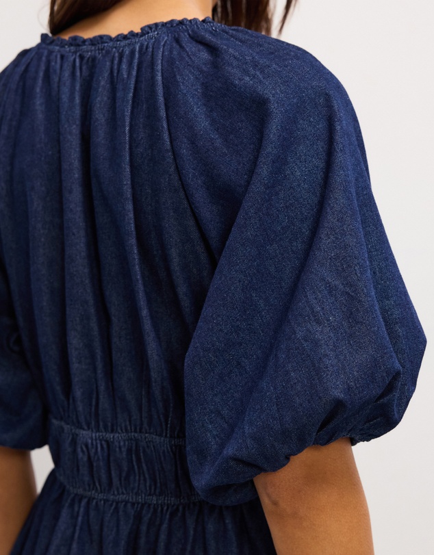 The Fated - Jemma Soft Denim Mini Dress