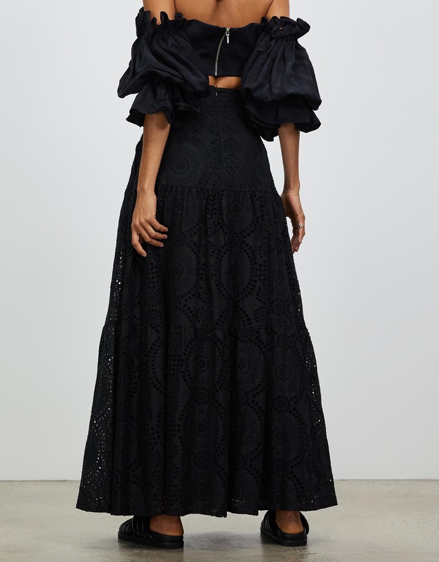 Asilio - Linen Broderie Skirt