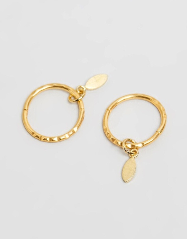 SAINT VALENTINE - Indi Mini Hoops - Gold - ICONIC EXCLUSIVE
