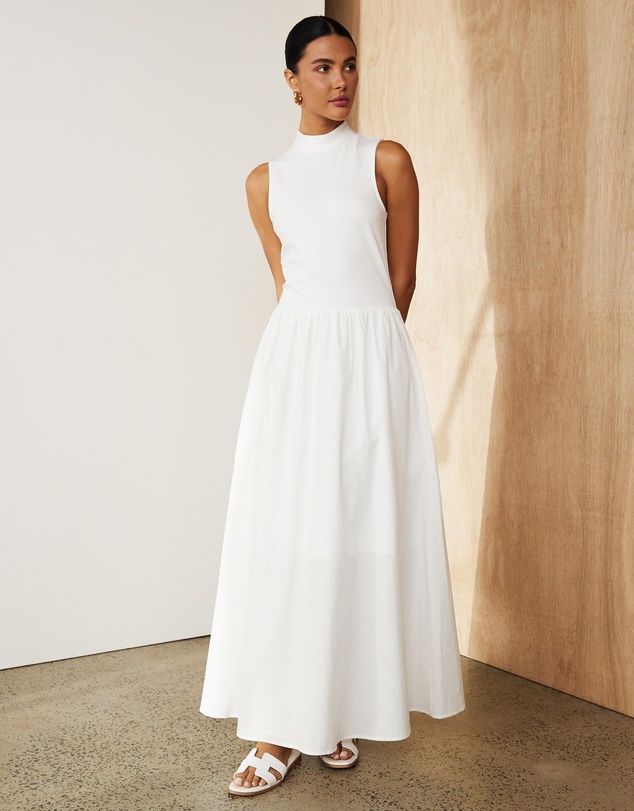 Atmos&Here - Annie Contrast Midi Dress