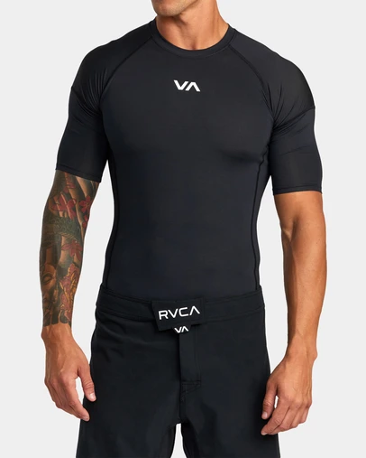 RVCA - Mens Sport Short Sleeve Rash Vest