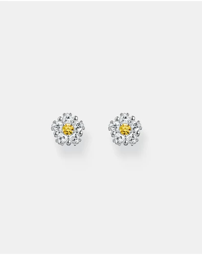 THOMAS SABO - THOMAS SABO Lovely Daisy Small Ear Studs Silver