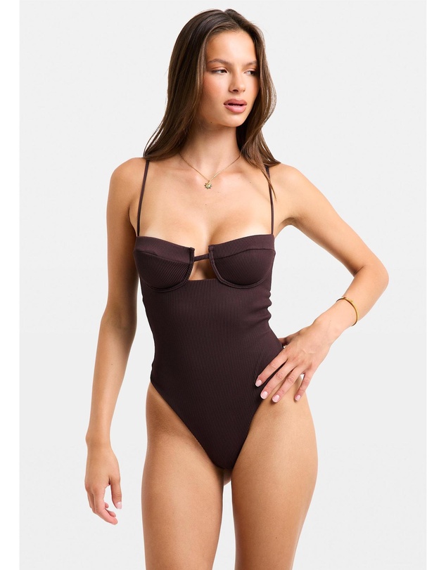 Subtitled - Rib Underwire One Piece