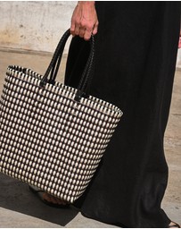 Mimmi Terra - Woven Traveller Tote Tiramisu