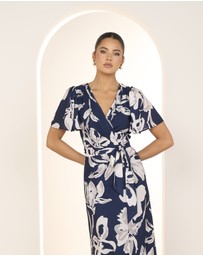 Pilgrim - Lila Cross Over Maxi Dress