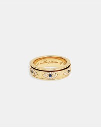 By Charlotte - Gold Trust Spinning Meditation Ring