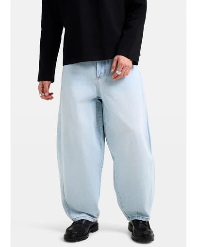 Black Noise White Rain - Disrupt Baggy Denim Jeans