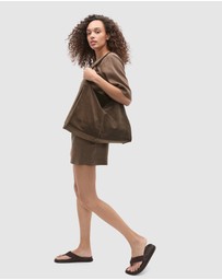 Seed Heritage - Linen Pleat Short