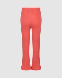 Rock Your Kid - Disco Flare Legging in Raspberry