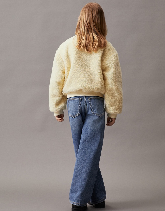 Calvin Klein Jeans - Girls Reversible Teddy Bomber Jacket
