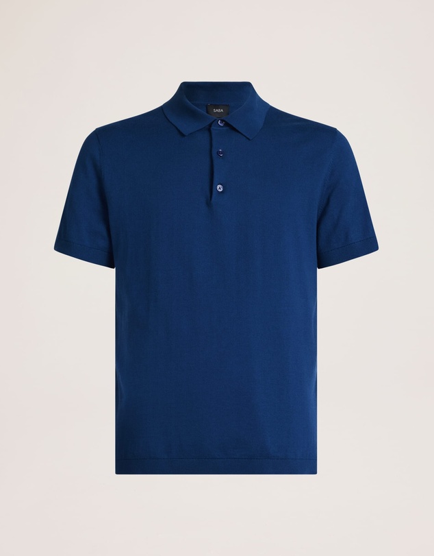 SABA - Marone Cotton Knit Polo