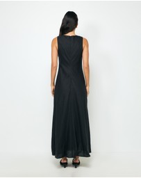 AERE - Alyse Linen Maxi Dress