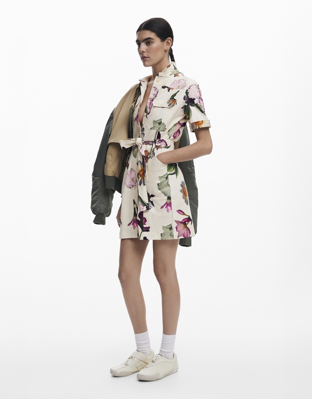 Desigual - Floral shirt dress