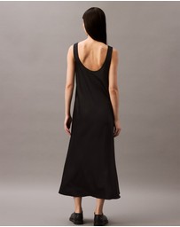 Calvin Klein - Satin Midi Slip Dress