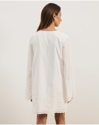 Atmos&Here - Alani Broderie LS Mini Dress