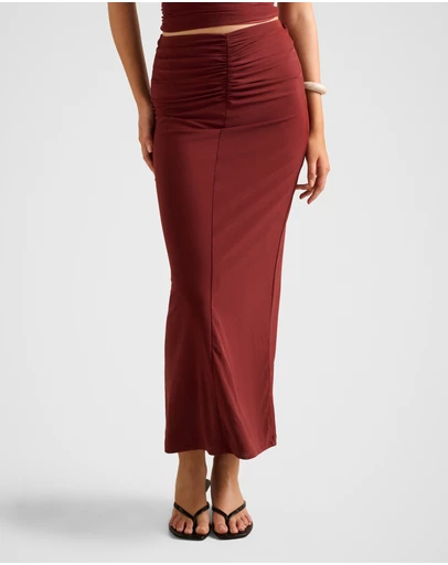 Forever New - Savannah Ruched Mesh Skirt
