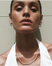 SAINT VALENTINE - Amsterdam Large Hoops - Silver