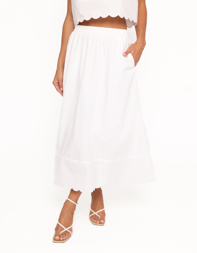 Petal & Pup - Heather Maxi Skirt Set - White