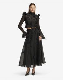LEO LIN - Leila Petal Midi Skirt