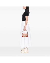 Pre-Loved by Azura Reborn - Pre-Loved 160th Anniversary Suede Trimmed Canvas Shoulder Bag