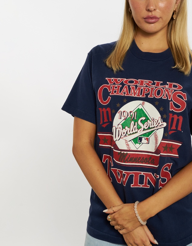 Vintage by The Real Deal - Pre Loved - 1991 MLB Minnesota Twins Tee