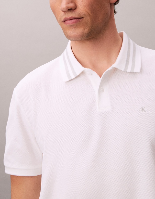 Calvin Klein Jeans - Casual Pique Classic Tipped Polo Shirt