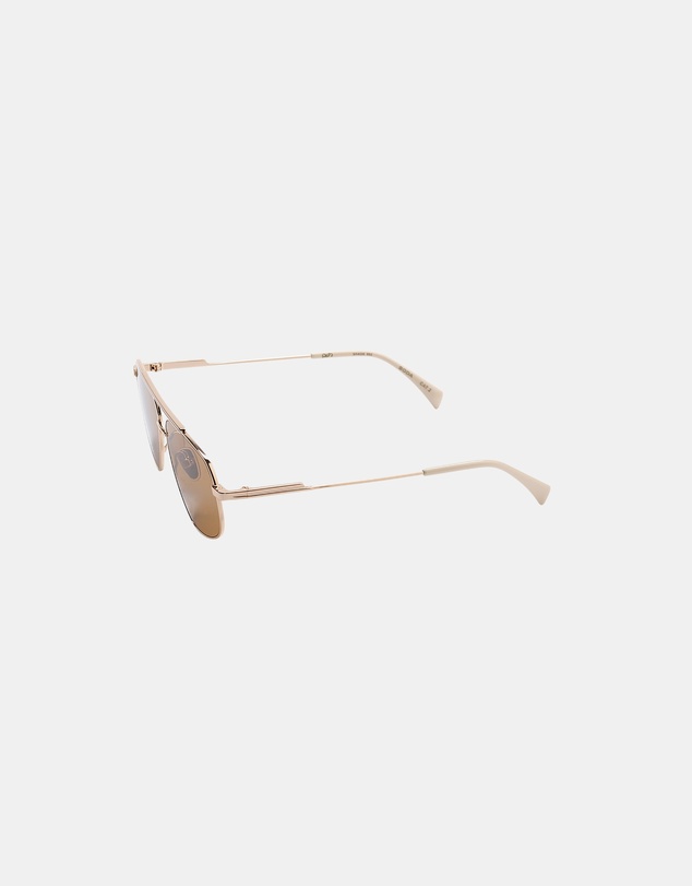 Soda Shades - Rozalia Russia x Soda Shades - Shade 002 Gold Gold Brown