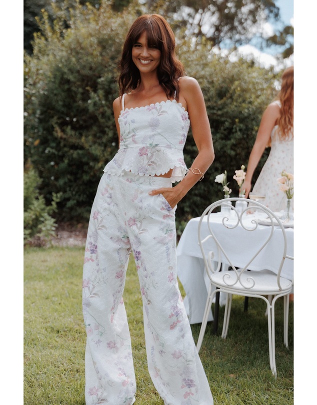 Petal & Pup - Adams Peplum Top - Purple Floral