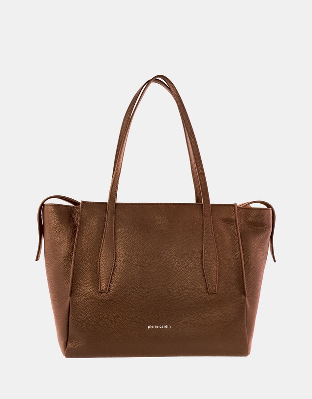 Pierre Cardin - Pierre Cardin Ladies Leather Shopper Tote
