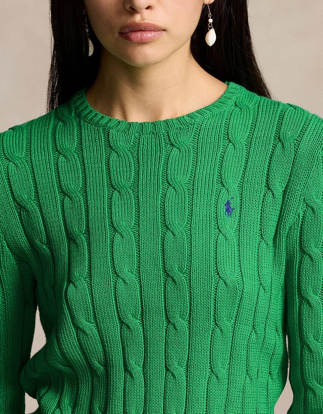 Polo Ralph Lauren - Cable-Knit Cotton Crewneck Sweater