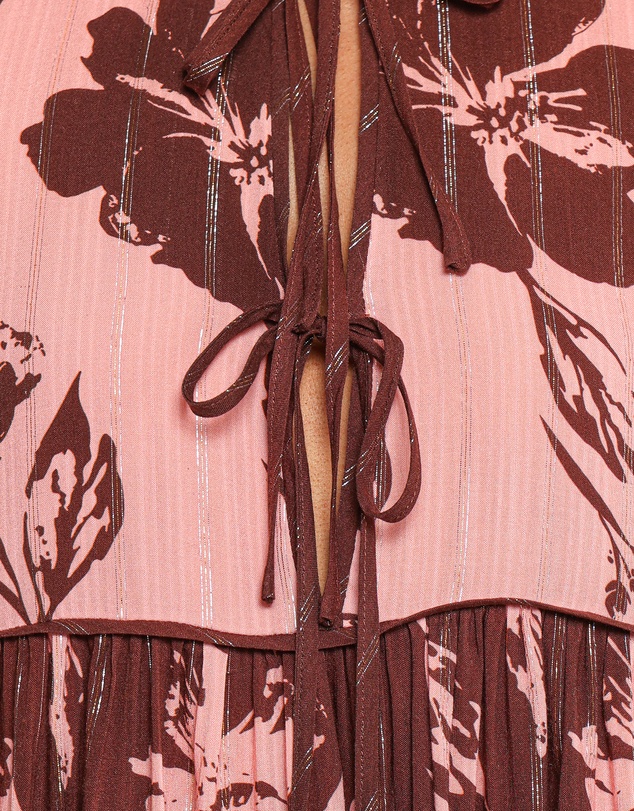 Petal & Pup - Nyla Top - Pink Brown Floral