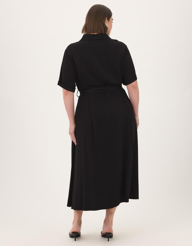 Atmos&Here Curvy - Harriet Viscose Shirt Dress
