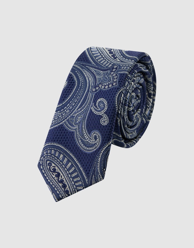 yd. - Lazio Paisley 5 Cm Tie
