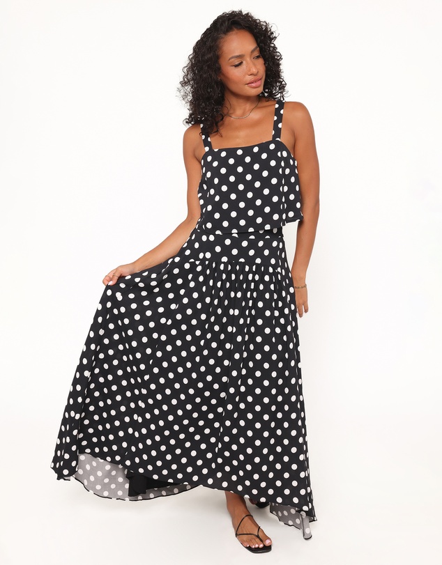 Petal & Pup - Lulu Set - Black Polka Dot