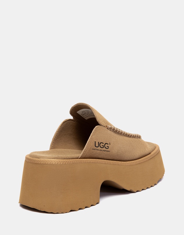 EVERAU - Australian Shepherd Ugg Haive Cow Suede Upper Loafer Oxfords Flats