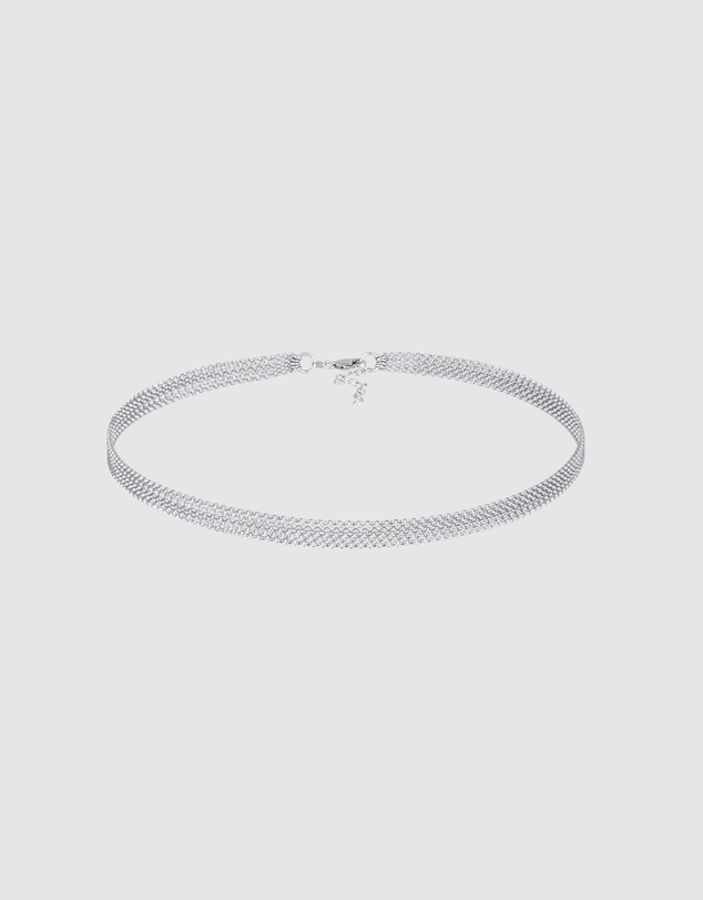 Elli Jewelry - Links Choker Necklace in 925 Silver
