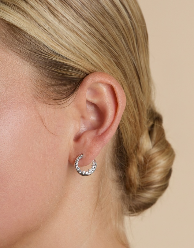 Astrid & Miyu - Spiral Crystal Hoops