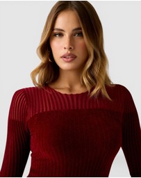 GUESS - Rowena Rib Chenille Dress
