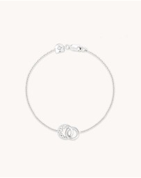 Astrid & Miyu - Spiral Crystal Pendant Bracelet