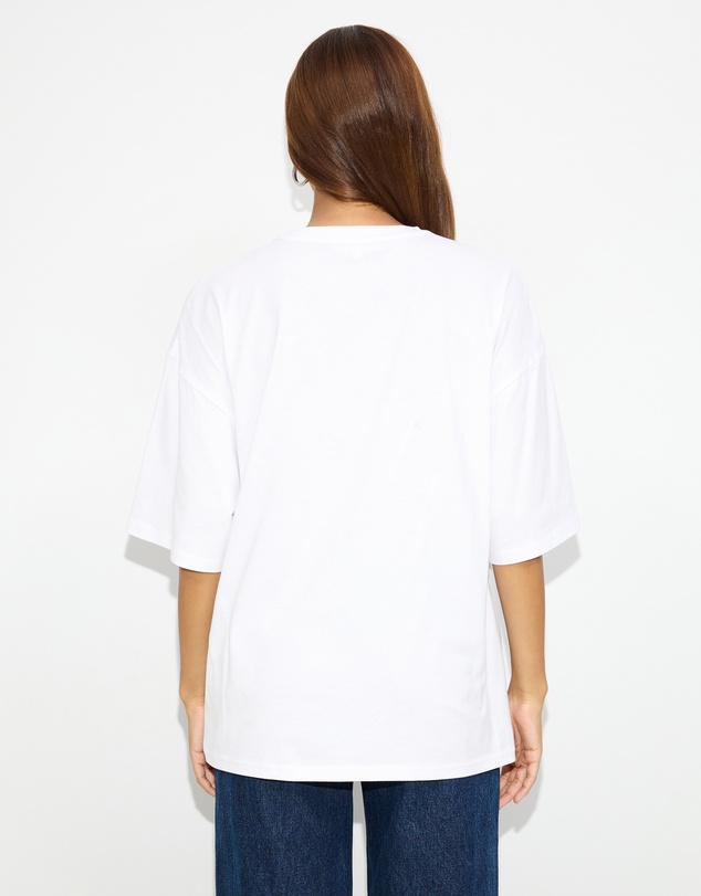 Dazie - Dolce Vita Oversized Graphic Tee