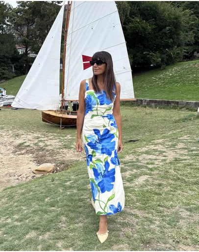 Lover - Grace Ruched Midi Dress