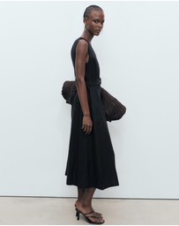 M.N.G - Laura Flared Linen Dress