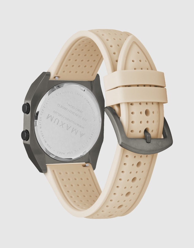 Maxum - Raglan Band Beige Silicone Strap Gun Buckle