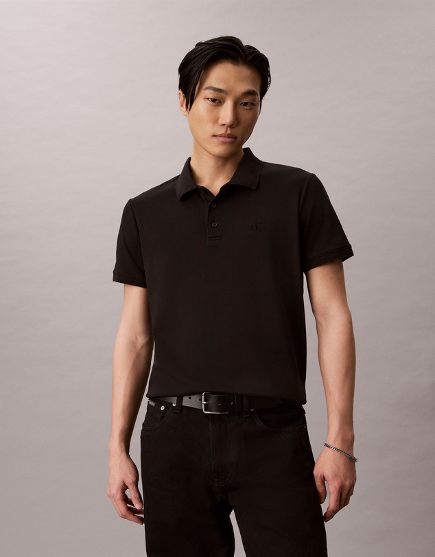 Calvin Klein Jeans - Sleek Interlock Monogram Polo Shirt